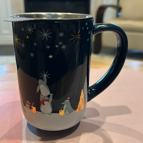 David’s Tea Nordic Mug Rich Navy Tea Party - Picture 2 of 8